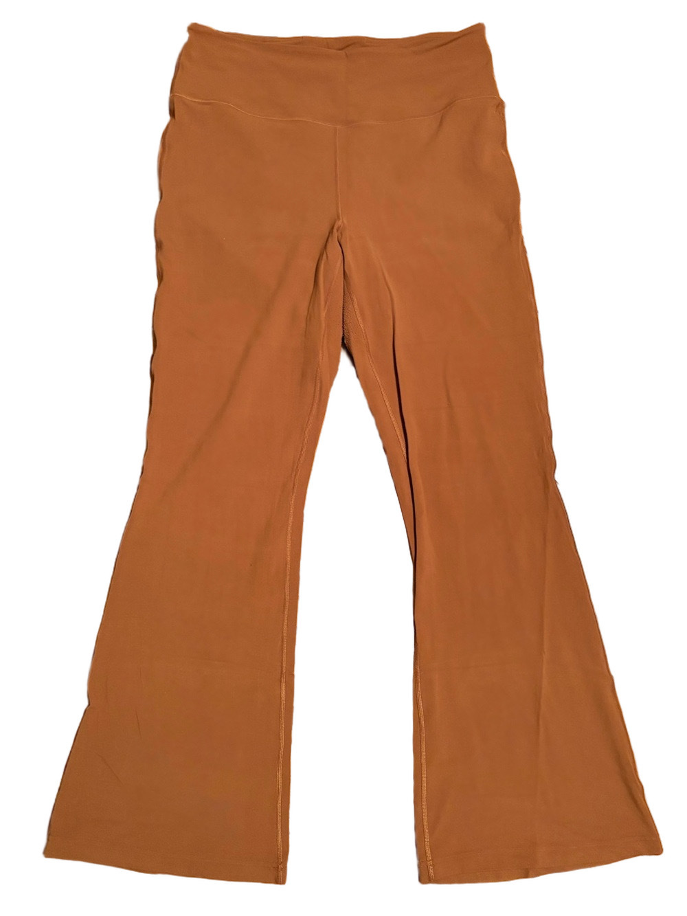 Lululemon Groove Pant Flare Super High Rise Nulu Copper Brown Size 14